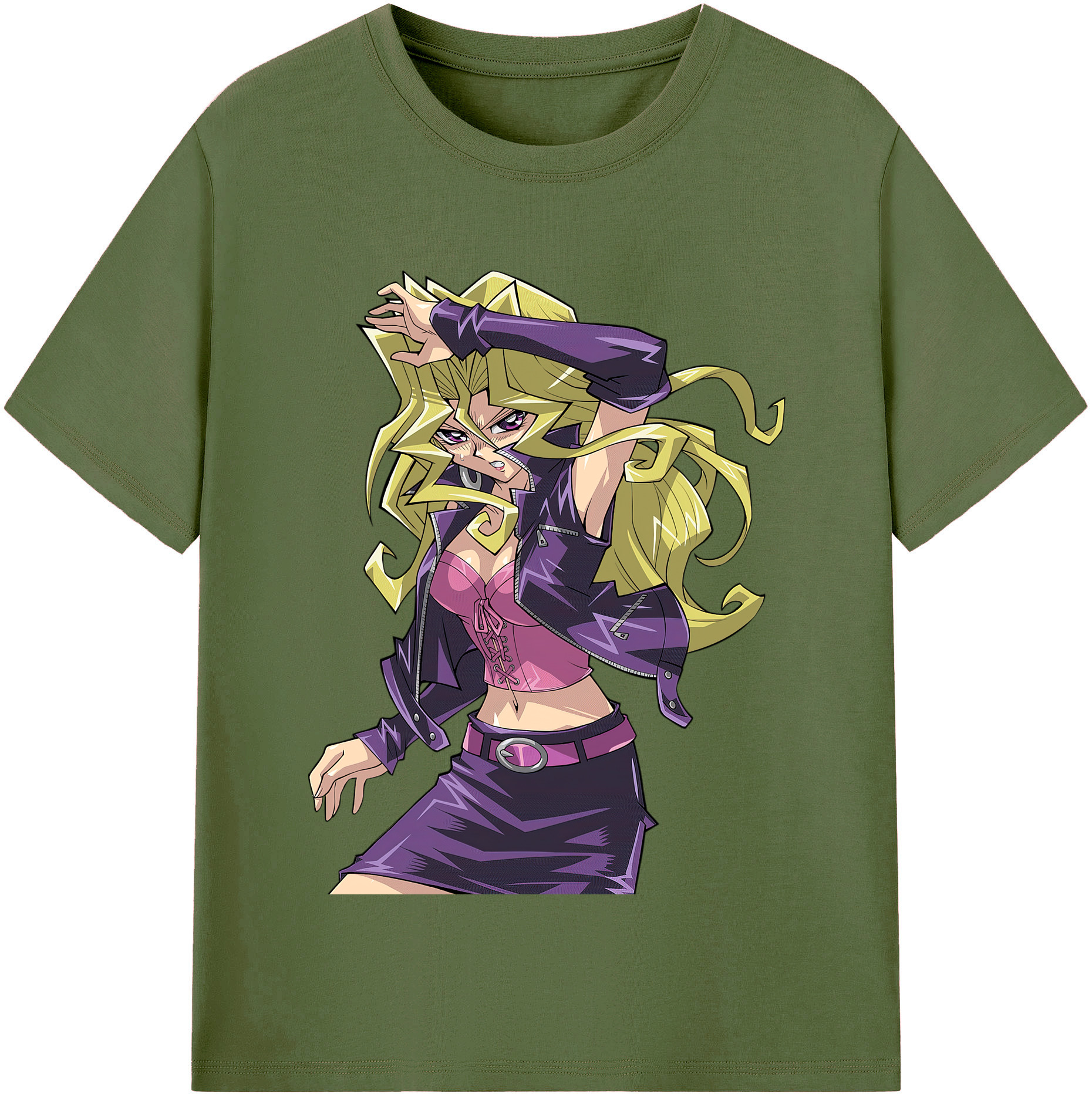 （画像用） 遊☆戯☆王 Yu-Gi-Oh! 綿100％半袖Tシャツ（フロントプリント）